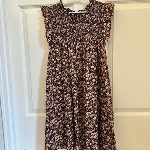 EUC Pink Chicken navy floral Stevie Dress size 12